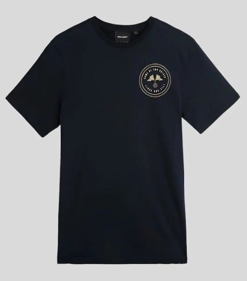 Lyle & Scott Game Of Two Halves T-Shirt Dark Navy/Mojave Northern
