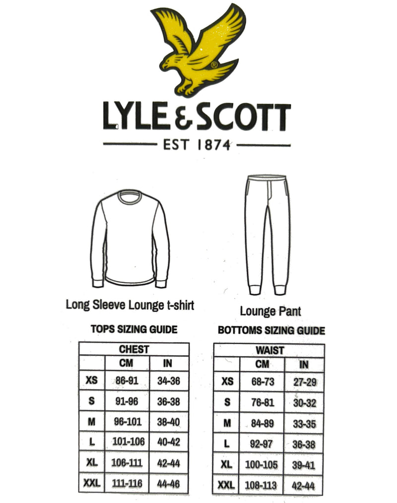 Lyle & Scott Guy Loungewear Pyjamas Bright White/Peacoat Navy