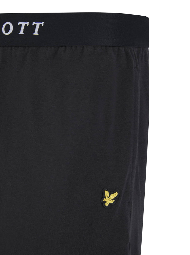 Lyle & Scott Guy Loungewear Pyjamas Wine/Black Northern Ireland