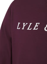 Lyle & Scott Guy Loungewear Pyjamas Wine/Black Northern Ireland