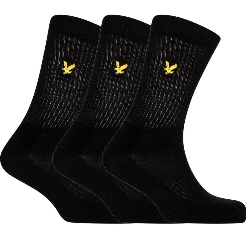 Lyle & Scott - Hamilton 3 Pack Sport Socks 7-11 UK