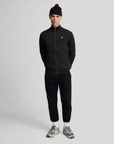 Lyle & Scott Hybrid Baffled Track Jacket Jet Black Northern Ireland