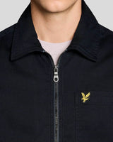 Lyle & Scott Lightweight Enzyme Wash Overshirt Dark Navy Northern