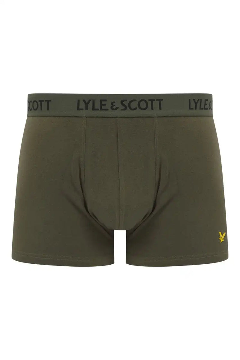 Lyle & Scott Men’s Boxers Barclay 3 - Pack Cotton Briefs Dark