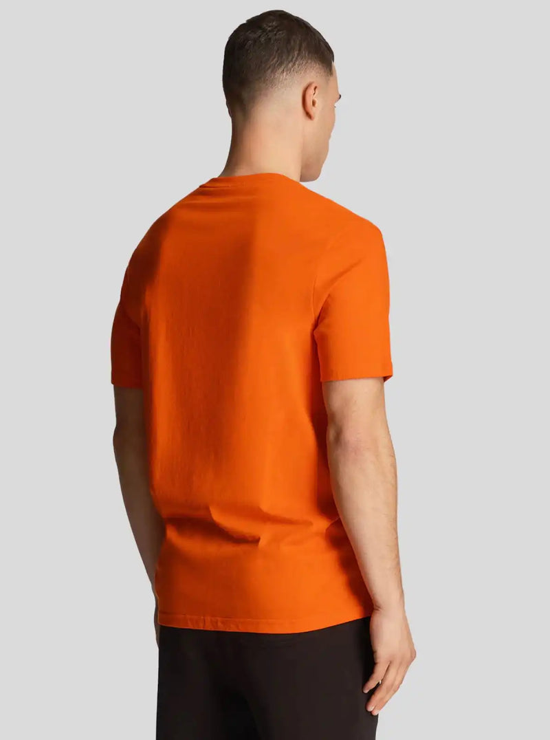 Lyle & Scott Men’s Plain T - Shirt Tangerine Tango Northern Ireland