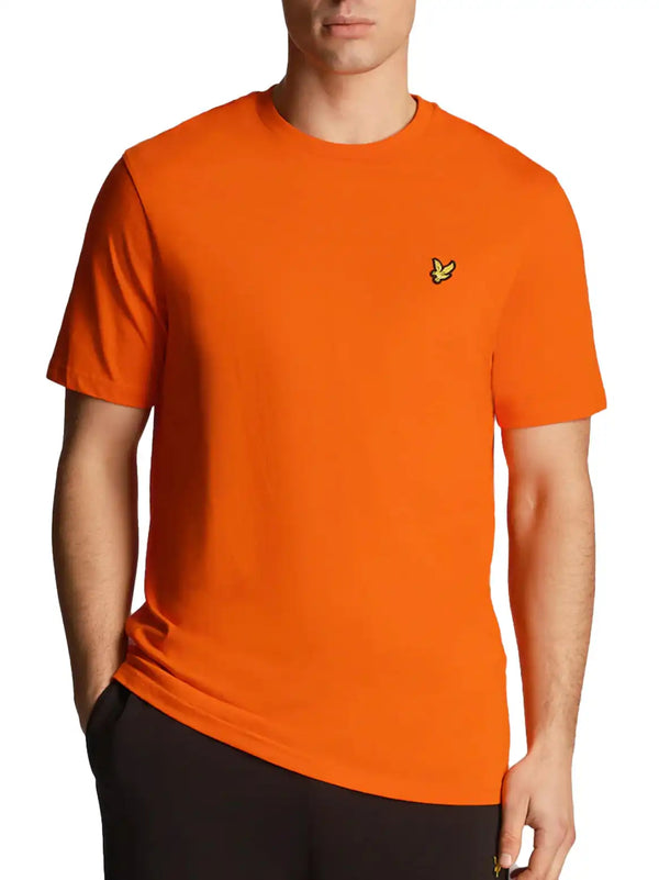 Lyle & Scott Men’s Plain T - Shirt Tangerine Tango Northern Ireland