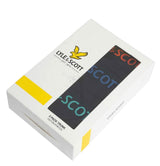 Lyle & Scott Mens Barclay Boxer Trunks Black Multi Waistbands