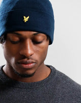 Lyle & Scott Mens Beanie Hat Dark Navy Northern Ireland Belfast