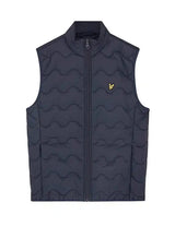 Lyle & Scott Men’s Crest Quilted Gilet Dark Navy Ballynahinch Northern