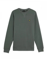 Lyle & Scott Mens Crew Neck Sweatshirt Green Mercurial Northern