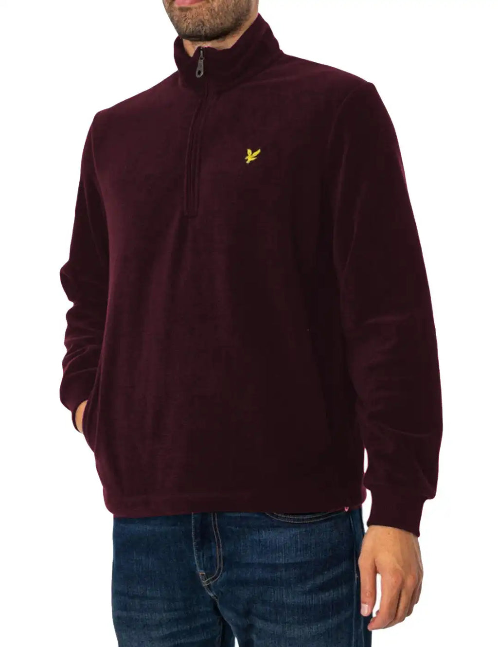 Mens fleece hotsell with zip pockets