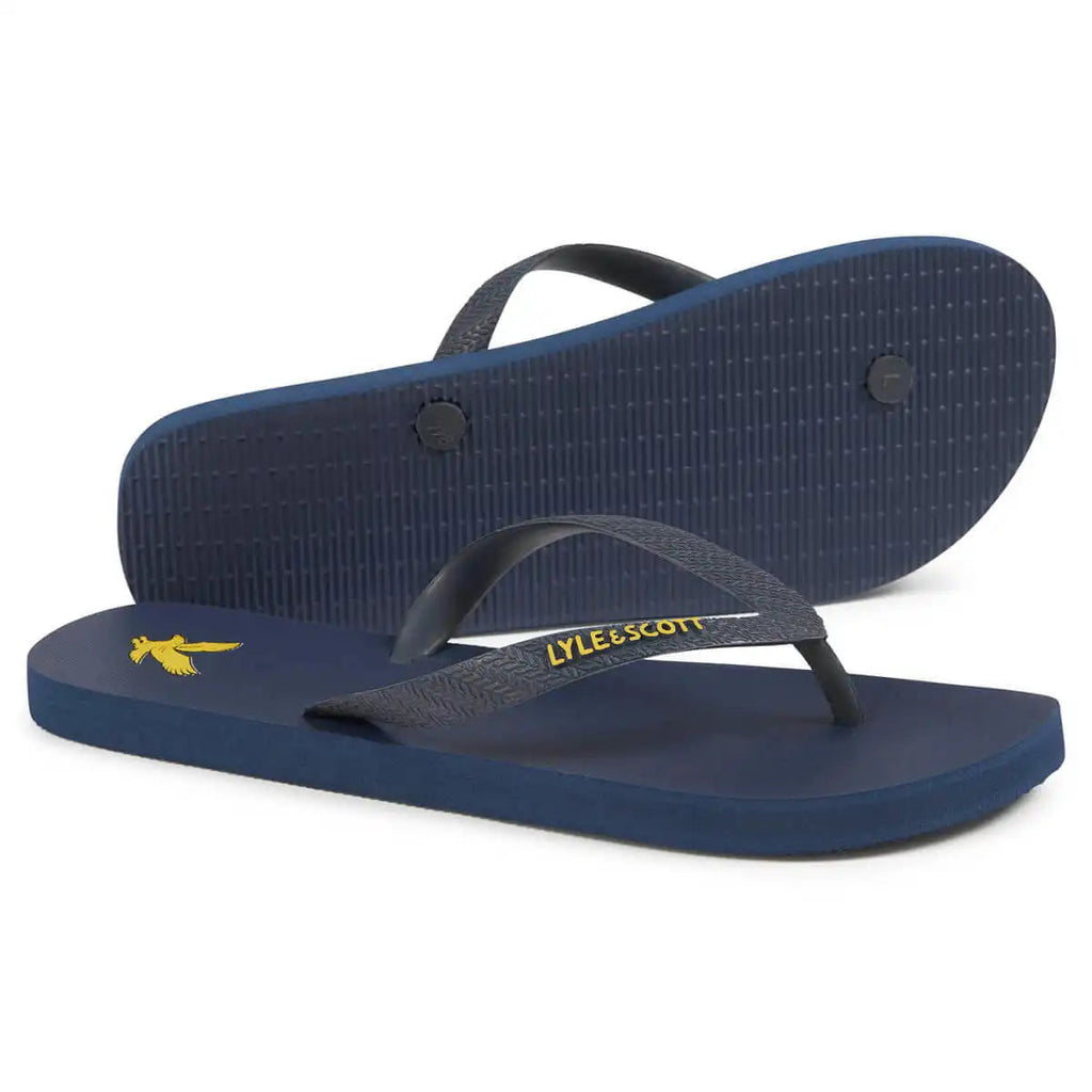 Lyle Scott Men s Flip Flops Dark Navy