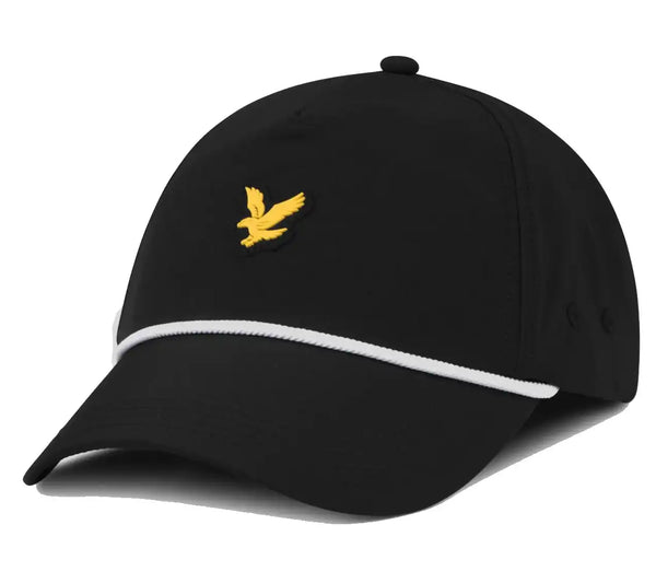 Lyle & Scott Mens Golf Baseball Cap Black Northern Ireland Belfast