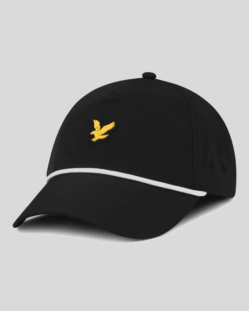 Lyle & Scott Mens Golf Baseball Cap Black Northern Ireland Belfast