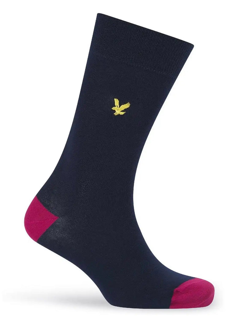 Lyle & Scott Mens Graham 5 Pack Socks Peacoat Multi Northern Ireland