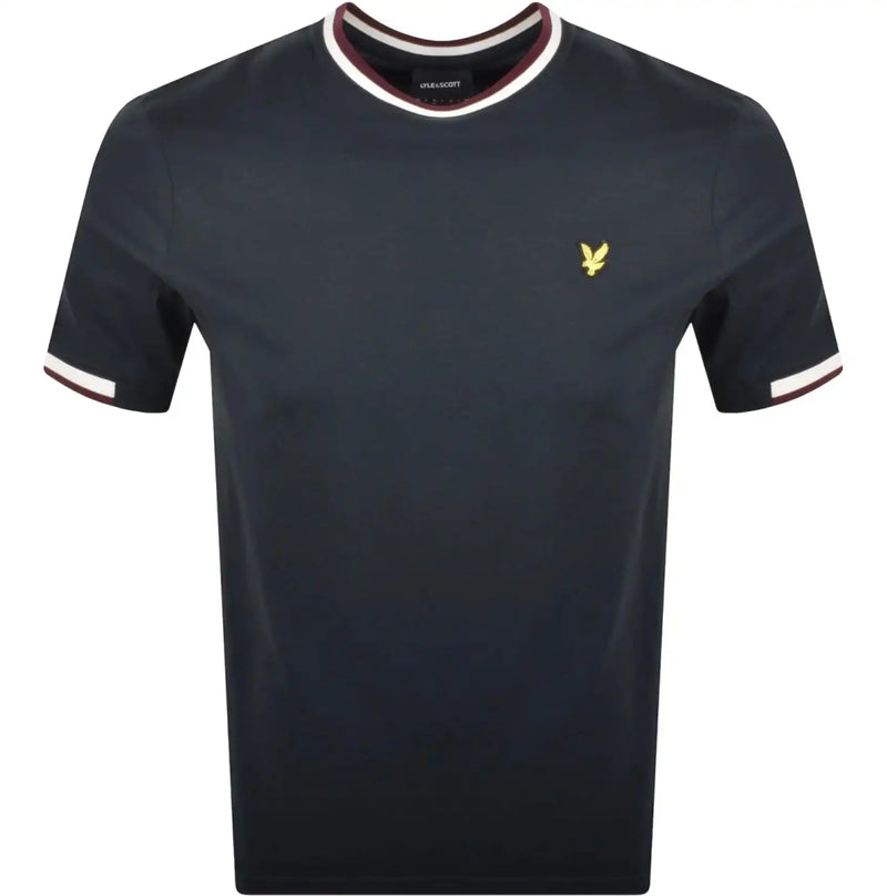 Lyle & Scott Mens Half Tipped T-Shirt Navy Northern Ireland Belfast