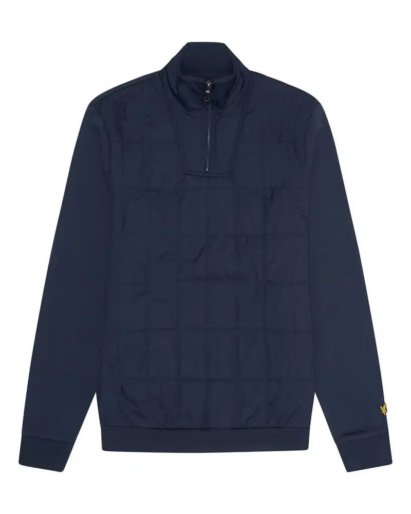 Quilted quarter zip mens sale