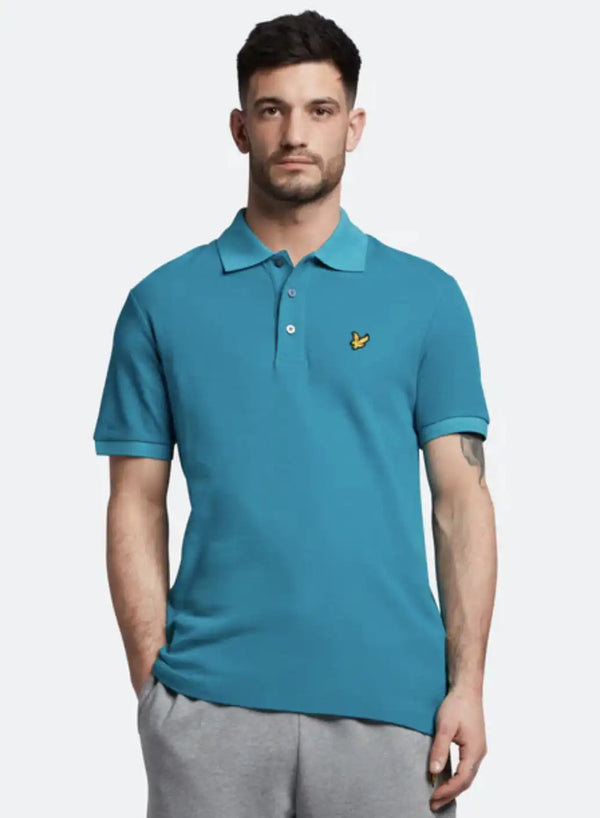 Lyle & Scott Men’s Milano Trim Polo Shirt Barrack Blue Ballynahinch