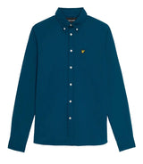 Lyle & Scott Mens Plain Oxford Shirt Apres Navy Northern Ireland