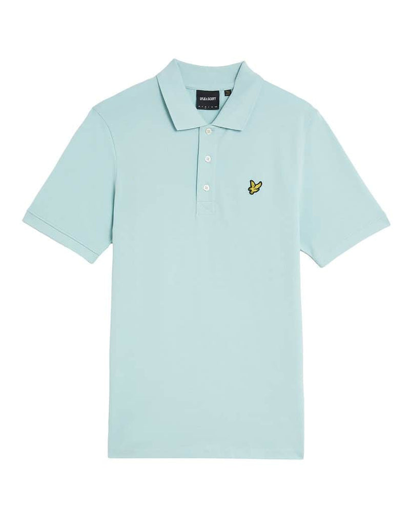 Lyle & Scott Mens Plain Polo Shirt Future Blue Northern Ireland