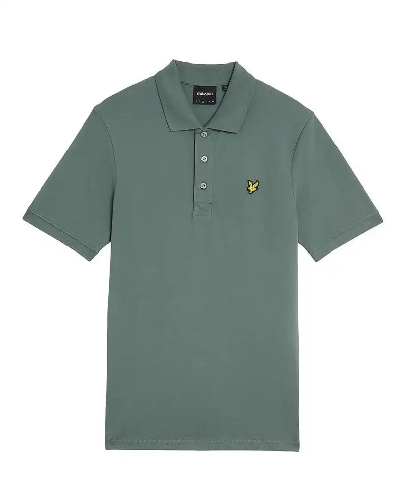 Lyle & Scott Mens Plain Polo Shirt Green Mercurial Northern Ireland