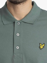 Lyle & Scott Mens Plain Polo Shirt Green Mercurial Northern Ireland