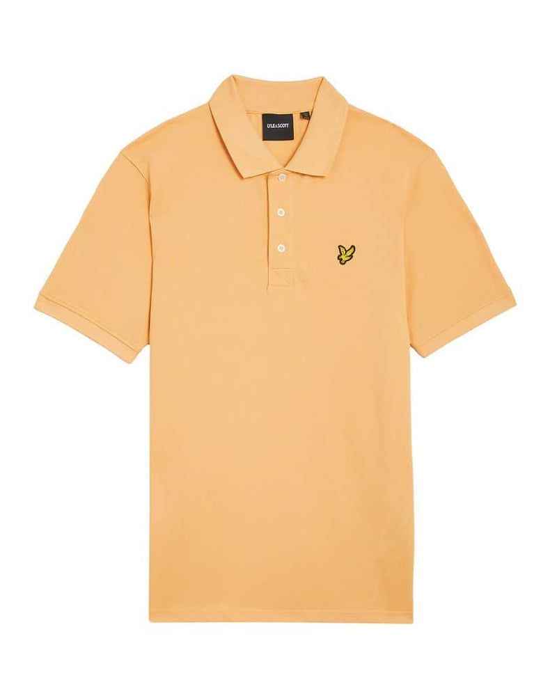 Lyle & Scott Mens Plain Polo Shirt Sherbet Northern Ireland Belfast