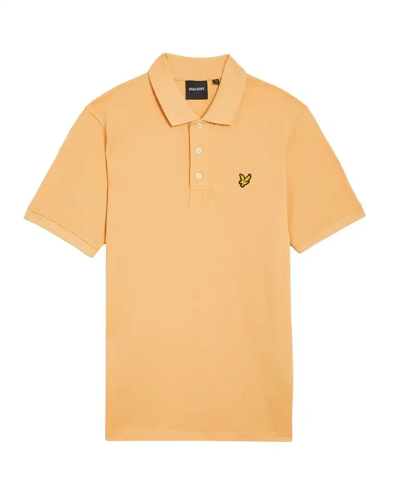 Lyle & Scott Mens Plain Polo Shirt Sherbet Northern Ireland Belfast