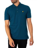 Lyle & Scott Mens Plain Polo Shirt Apres Navy Ballynahinch Northern