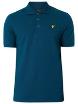 Lyle & Scott Mens Plain Polo Shirt Apres Navy Ballynahinch Northern