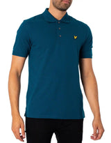 Lyle & Scott Mens Plain Polo Shirt Apres Navy Ballynahinch Northern