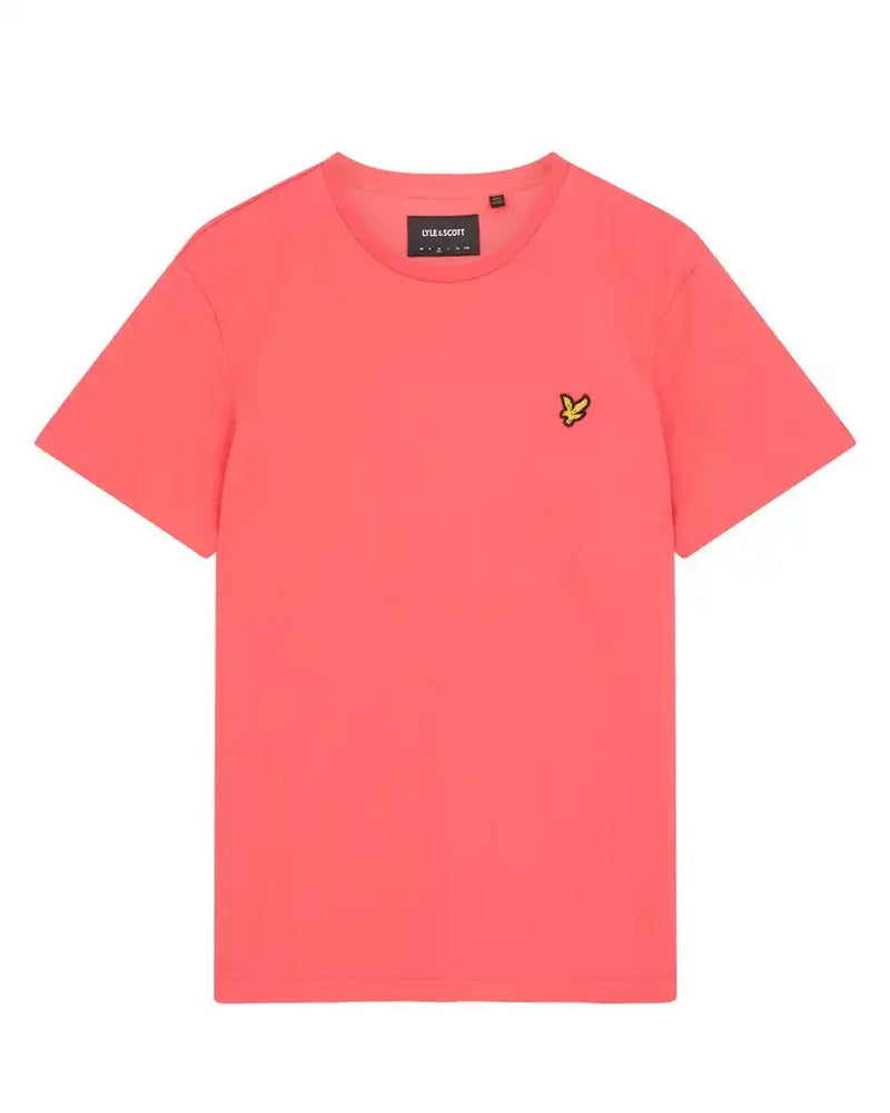Lyle Scott Mens Plain T Shirt Electric Pink