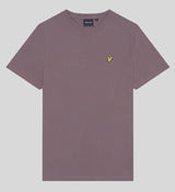 Lyle & Scott Mens Plain T-Shirt Highland Mauve Northern Ireland