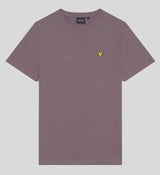 Lyle & Scott Mens Plain T-Shirt Highland Mauve Northern Ireland