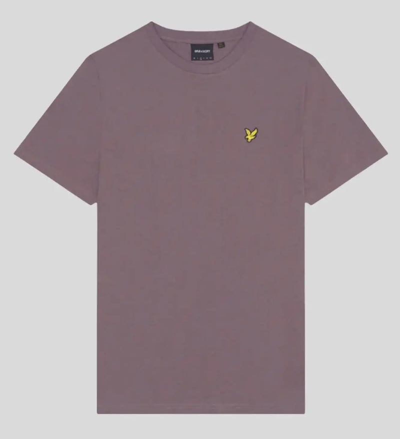 Lyle & Scott Mens Plain T-Shirt Highland Mauve Northern Ireland