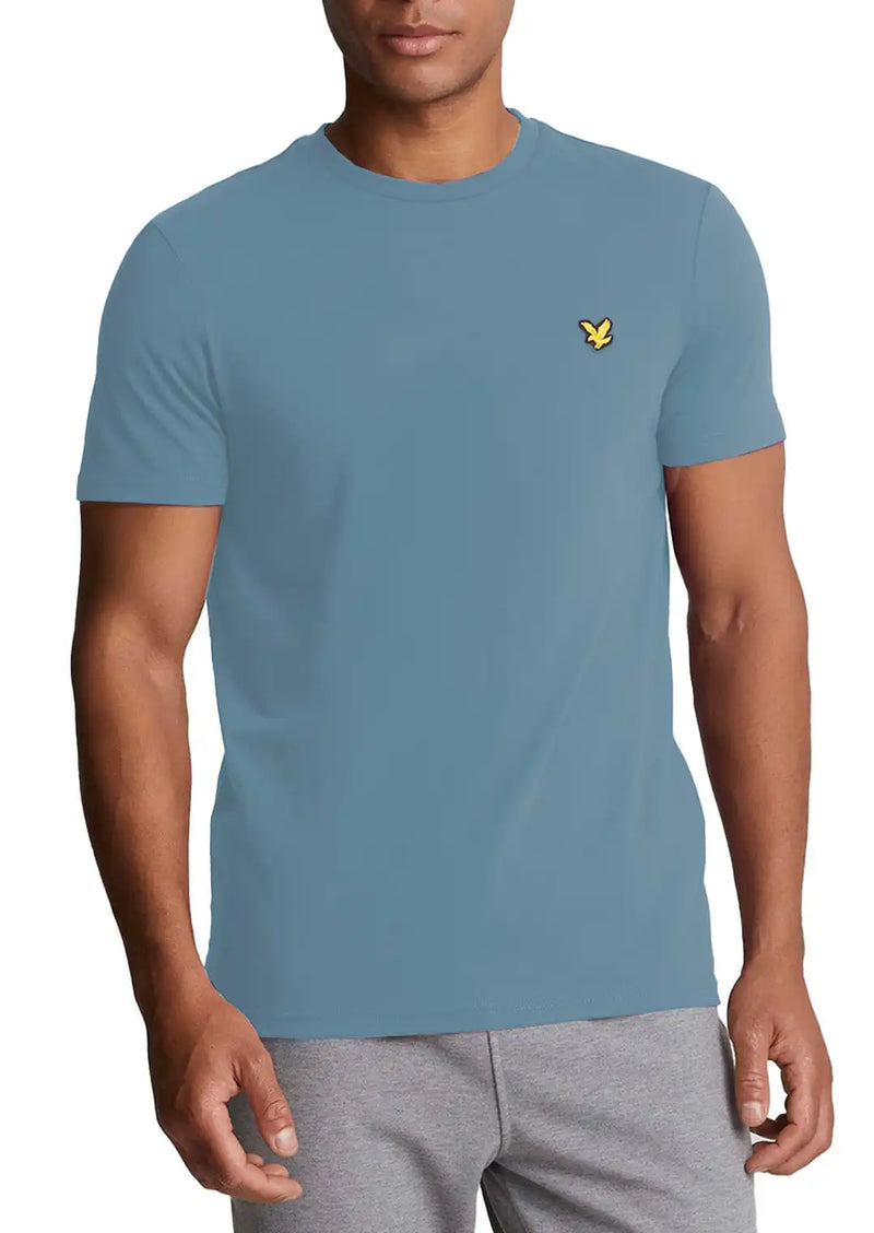 Lyle & Scott Mens Plain T-Shirt Mist Blue Northern Ireland Belfast