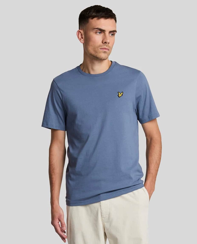 Lyle & Scott Mens Plain T-Shirt Mist Blue Northern Ireland Belfast