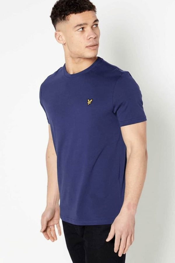 Lyle & Scott Plain T-Shirt Navy - Shirts & Tops