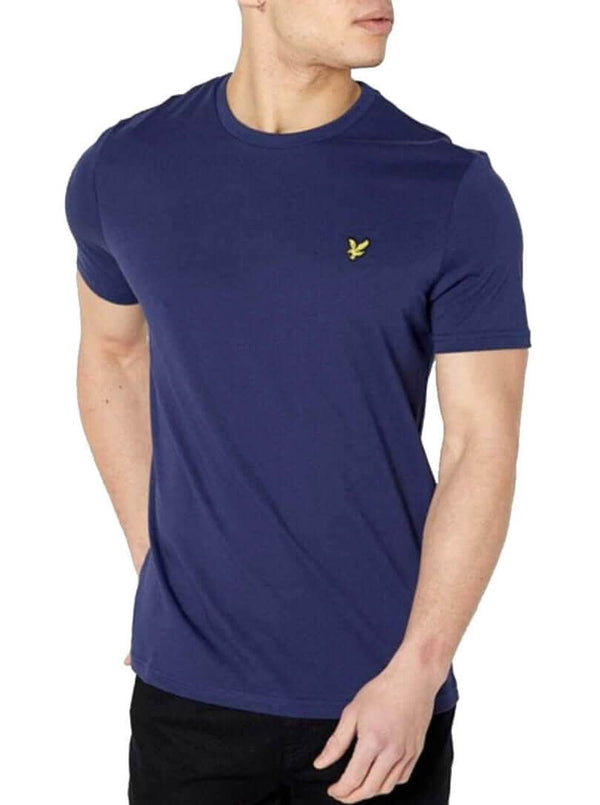 Lyle & Scott Plain T-Shirt Navy - Shirts & Tops
