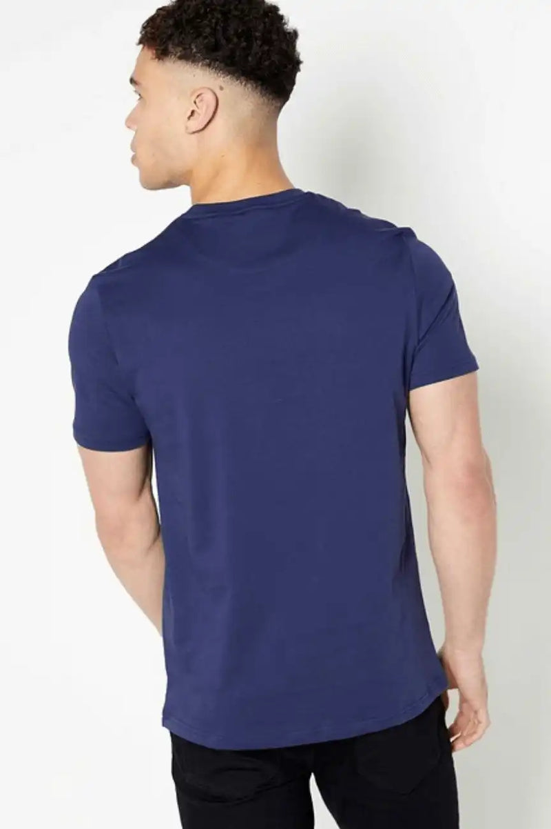 Lyle & Scott Plain T-Shirt Navy - Shirts & Tops