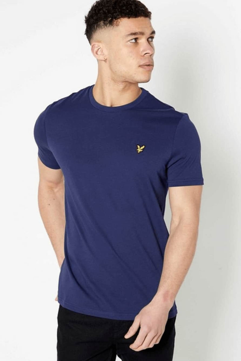 Lyle & Scott Plain T-Shirt Navy - Shirts & Tops