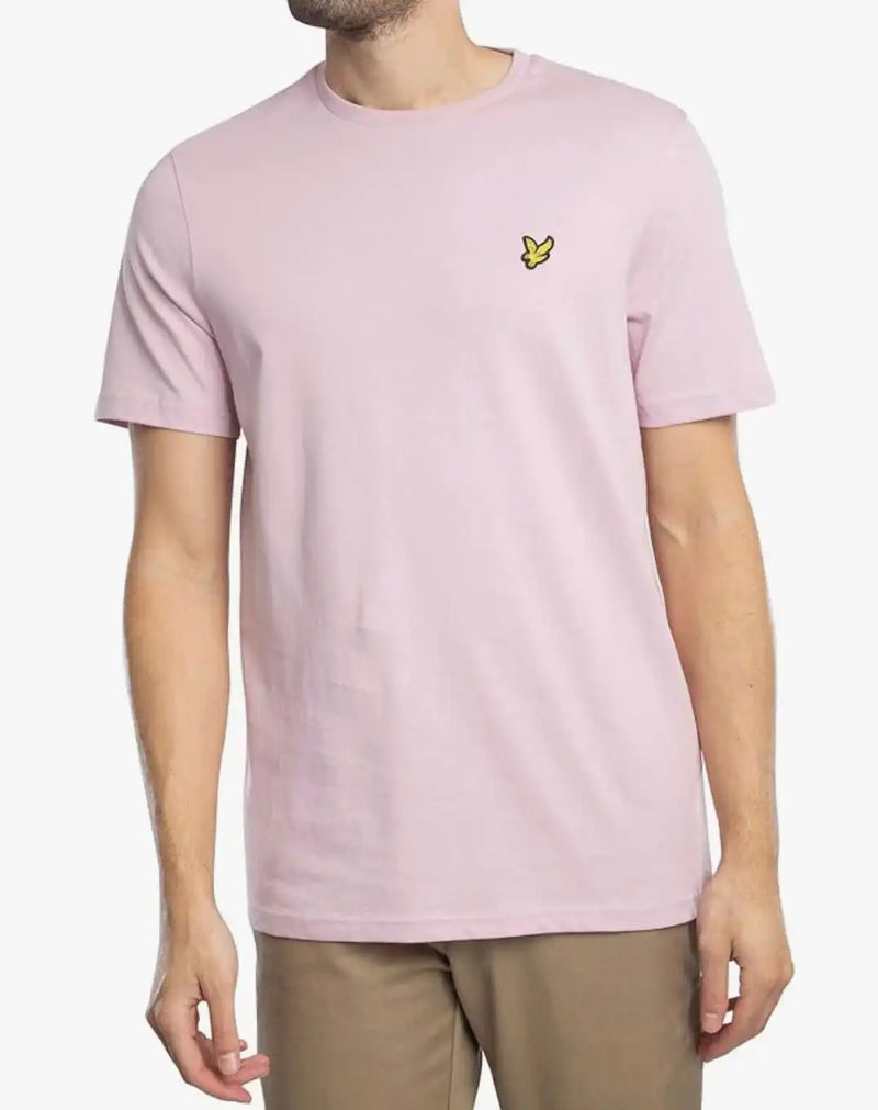 Lyle & Scott Mens Plain T-Shirt Pink Light Northern Ireland Belfast