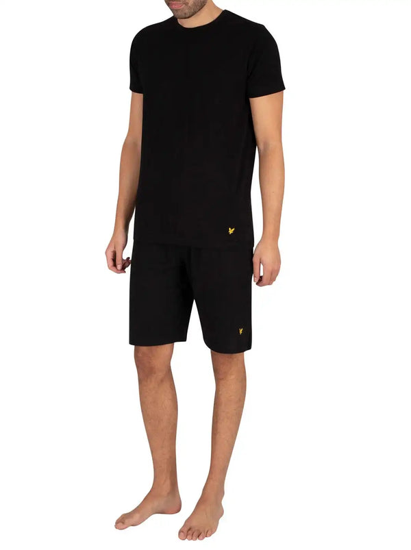 Lyle & Scott Mens Pyjama Set Charlie Black Northern Ireland Belfast