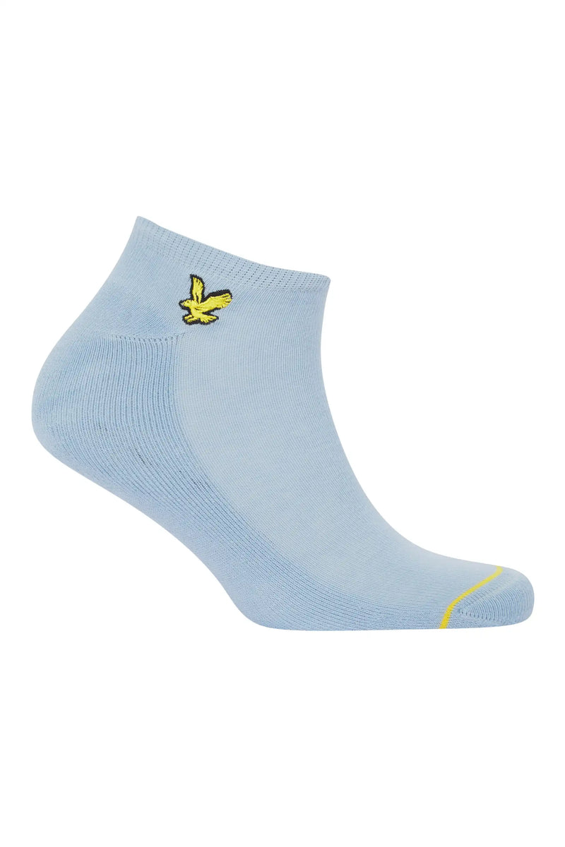 Lyle & Scott Mens Ross Sports Ankle Socks Blue/Green/Grey 7-11 UK