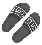 Lyle & Scott Mens Sliders Gunmetal Northern Ireland Belfast
