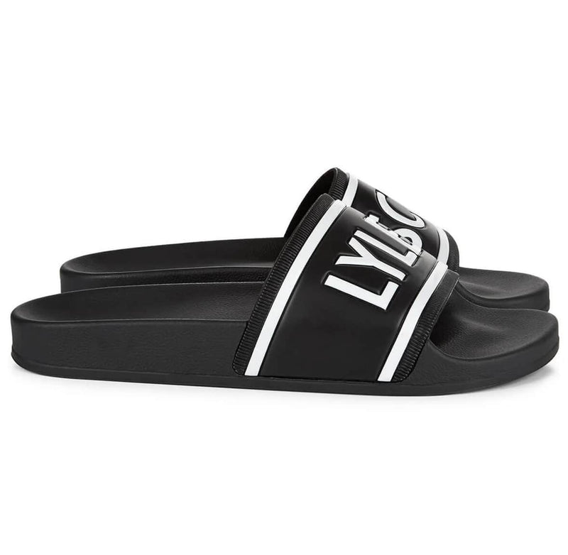 Lyle & Scott Mens Sliders Jet Black Northern Ireland Belfast
