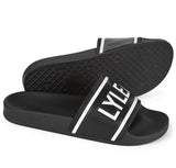 Lyle & Scott Mens Sliders Jet Black Northern Ireland Belfast