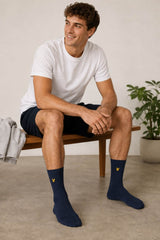 Lyle & Scott Mens Socks 3 Pack Hamilton White/Grey/Navy Northern