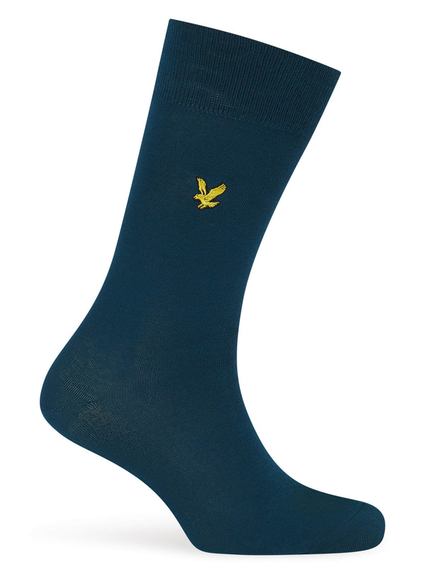 Lyle & Scott Mens Socks Angus Peacoat / Rainforest / Sailor Blue