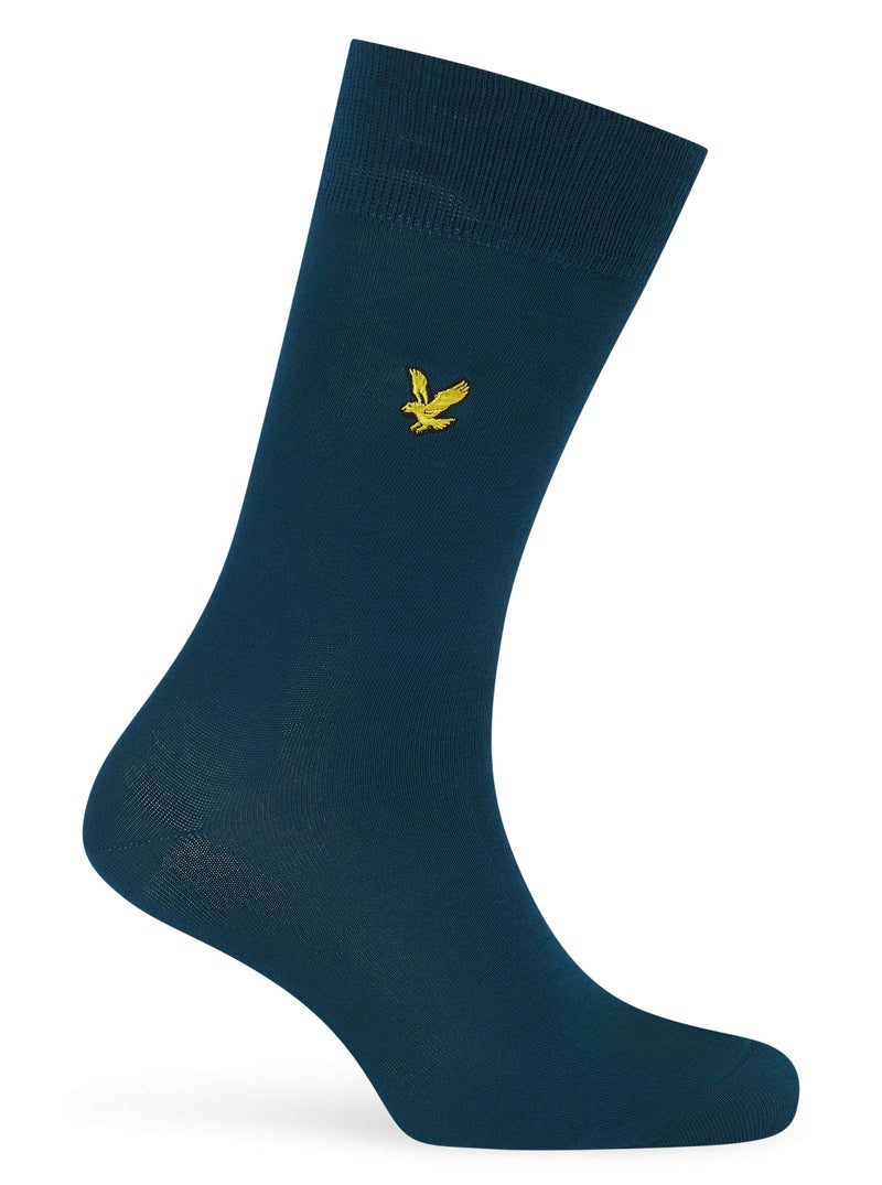 Lyle & Scott Mens Socks Angus Peacoat / Rainforest / Sailor Blue